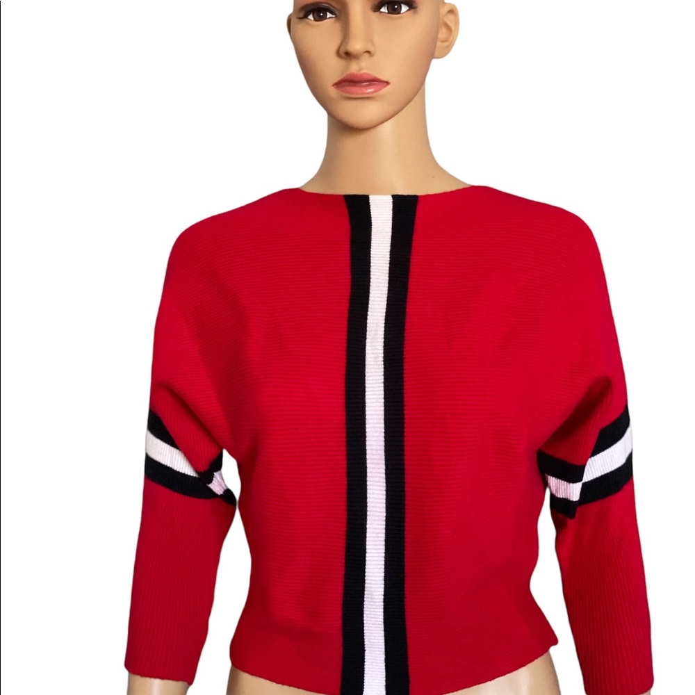 Pinklicious sweater, size S but will fit most.